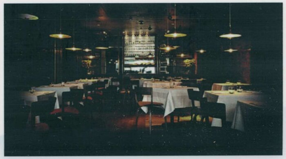 City Classics 1405 - Restaurant Picture Window Photo Interior  - HO Scale