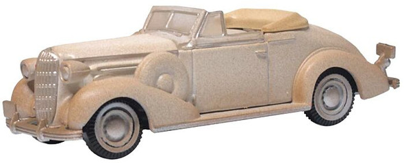 Oxford Diecast 87BS36006 - 1936 Buick Special Convertible - Assembled - Weathered Junkyard Special - HO Scale