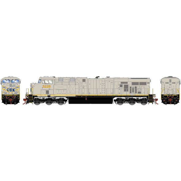 Athearn Genesis 83090 - GE ES44DC DC Silent CSX (CSXT) 5228 - HO Scale