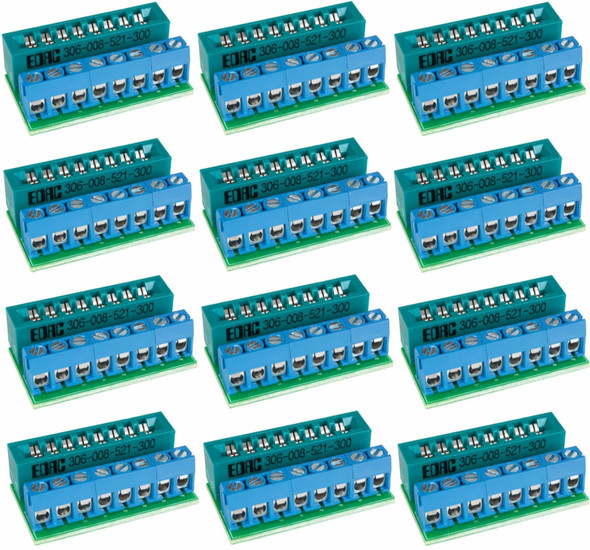 Accu Lites 100012 - SNAPS! II Wiring Connector for Tortoise Switch Machine -- 2020 Update with Wider Connection, 12 Volt (12 PACK)  - Multi Scale