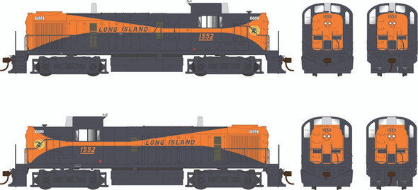 Bowser 25202 - ALCo RS-3 (Fair scheme) w/ DCC and Sound Long Island (LI) 1553 - HO Scale