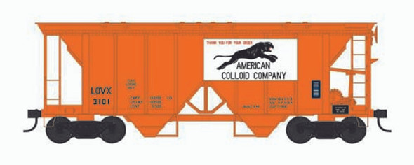 Bowser 43241 - 70 Ton Covered Hopper American Colloid Company (LOVX) 3101 - HO Scale