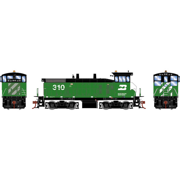 Athearn RTR 28665 - EMD SW1500 DC Silent Burlington Northern (BN) 310 - HO Scale