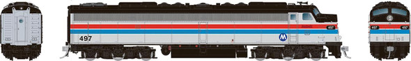 PRE-ORDER: Rapido 28306 - EMD E8A w/HEP DC Silent Metro North Commuter Railroad (MNCR) 497 - HO Scale