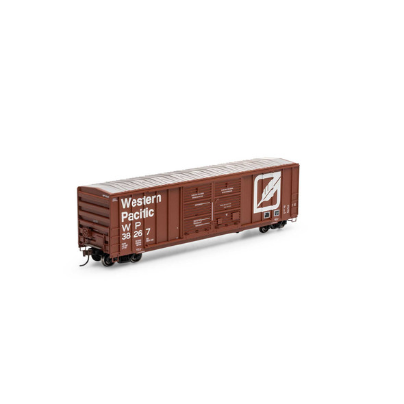 Athearn 15879 - 50' FMC 5077 Center Door Boxcar Western Pacific (WP) 38267 - HO Scale