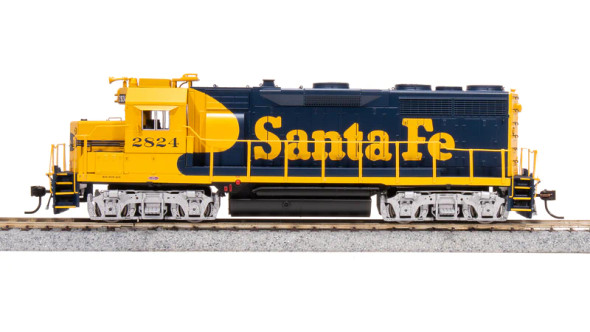 Broadway Limited 7530 - EMD GP35 Blue w/Yellow Warbonnet (GP35U) Paragon4 Sound/DC/DCC Atchison, Topeka and Santa Fe (ATSF) 2824 - HO Scale