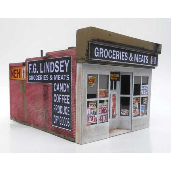 Downtown Deco 1069 - Lindsey's Grocery    - HO Scale Kit