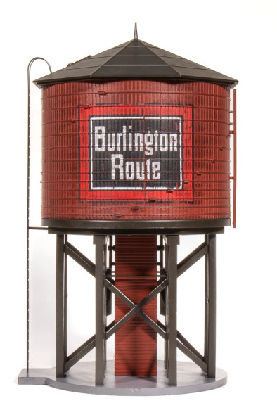 Broadway Limited 7916 - Operating Water Tower w/ Sound Chicago, Burlington & Quincy (CB&Q)  - HO Scale