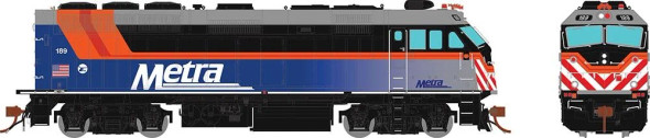 PRE-ORDER: Rapido 83208 - EMD F40PHM-2 DC Silent Metra (METX) 206 - HO Scale