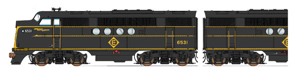 PRE-ORDER: InterMountain 69034-01 - EMD FT Set (DC Silent) Erie Lackawanna (EL) 6531/6532 - N Scale