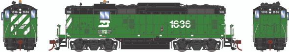 PRE-ORDER: Athearn Genesis 1239 - EMD GP7 DC Silent Burlington Northern (BN) 1636 - HO Scale