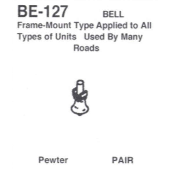 Details West 127 - Bell Frame Mount for all Unit Types pr  - HO Scale