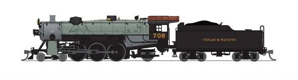 Broadway Limited 8076 - USRA Light Pacific 4-6-2 (STEALTH SERIES) DC Silent Texas and Pacific (T&P) 708 - N Scale