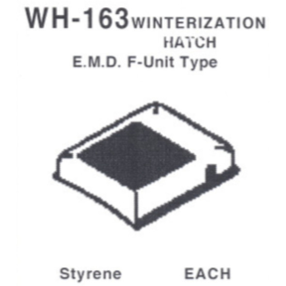 Details West 163 -  Winterization Hatch: Emd F Units   - HO Scale