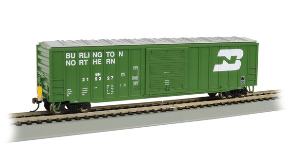 Bachmann 14902 - 50' Outside Braced Box Car With FRED Burlington Northern (BN) 219327 - HO Scale