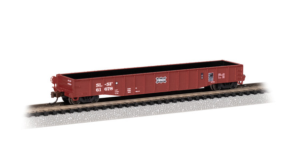 Bachmann 73970 - 52'6" Drop-End Gondola St Louis - San Francisco (SLSF) 61678 - N Scale