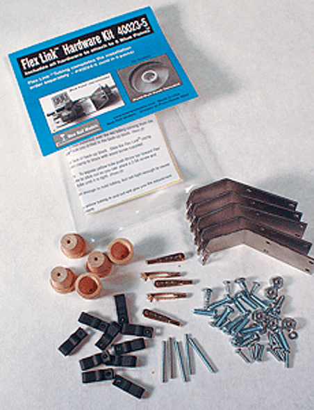 New Rail Models 40023-5 - Flex Link Hardware Kit - Includes all harware to attach to 5 Blue Points  - Multi Scale
