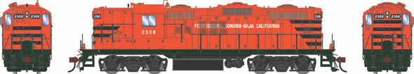 PRE-ORDER: Athearn Genesis 1362 - EMD GP18 DC Silent Ferrocarril Sonora Baja California (SBC) 2306 - HO Scale