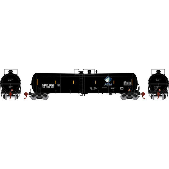 Athearn 29916 - 30,000 Gallon Ethanol Tanker Archer-Daniels-Midland (ADMX) 30720 - HO Scale