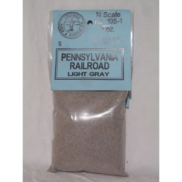 Arizona Rock and Mineral 1051 - Pennsylvania Gray Ballast - N Scale