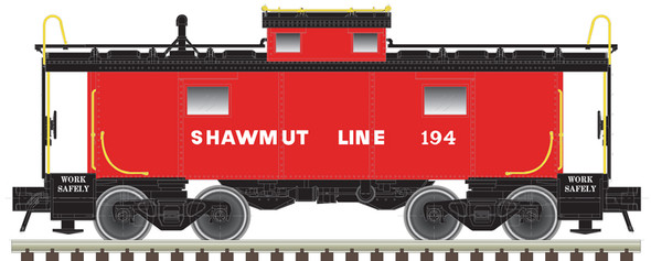 Atlas 20007013 - NE-6 Caboose Pittsburg and Shawmut (PSR) 194 - HO Scale