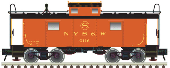 Atlas 50006327 - NE-6 Caboose New York, Susquehanna and Western (NYSW) 116 - N Scale