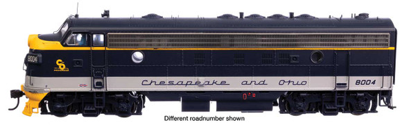 PRE-ORDER: Walthers Proto 920-42548 - EMD FP7 w/ DCC and Sound Chesapeake & Ohio (C&O) 8008 - HO Scale