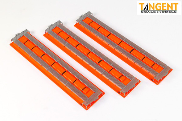 Tangent Scale Models 32109-01 - Orange Hopper Topper 3-Pack Illinois Central Gulf (ICG)  - HO Scale