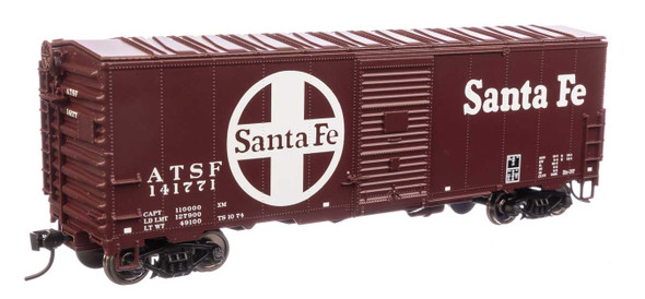 Walthers Mainline 910-1202 - 40' AAR Modernized 1948 Boxcar Atchison, Topeka and Santa Fe (ATSF) 141771 - HO Scale