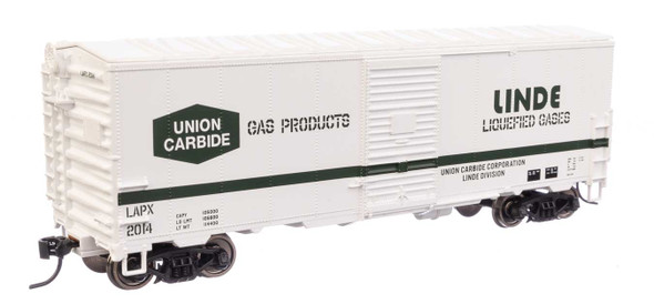 Walthers Mainline 910-1208 - 40' AAR Modernized 1948 Boxcar Linde Gas (LAPX) 2014 - HO Scale