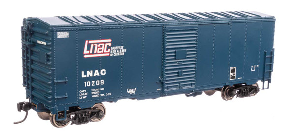 Walthers Mainline 910-1212 - 40' AAR Modernized 1948 Boxcar Louisville, New Albany & Corydon (LNAC) 10209 - HO Scale