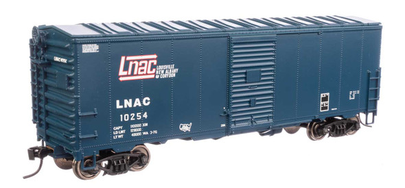 Walthers Mainline 910-1213 - 40' AAR Modernized 1948 Boxcar Louisville, New Albany & Corydon (LNAC) 10254 - HO Scale