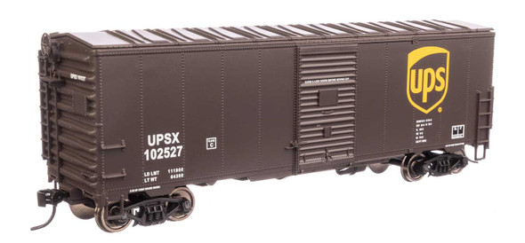 Walthers Mainline 910-1218 - 40' AAR Modernized 1948 Boxcar United Parcel Service (UPS) 102527 - HO Scale