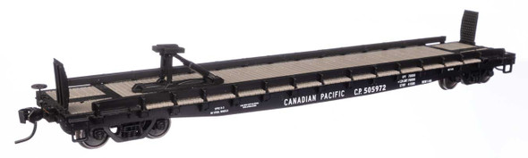 Walthers Mainline 910-50501 - 53' GSC Piggyback Service Flatcar Canadian Pacific (CP) 505972 - HO Scale