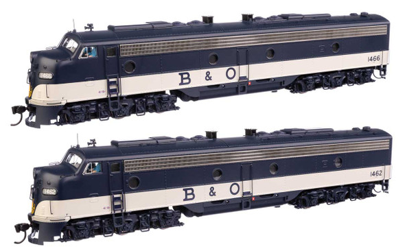 Walthers Proto 920-42908 - EMD E8 A-A w/ DCC and Sound Baltimore & Ohio (B&O) 1462, 1466 - HO Scale