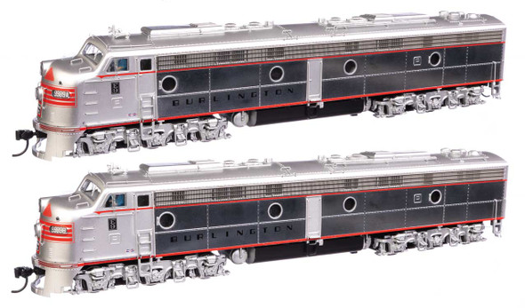 Walthers Proto 920-42914 - EMD E9 A-A w/ DCC and Sound Chicago, Burlington & Quincy (CB&Q) 9989A & 9989B - HO Scale