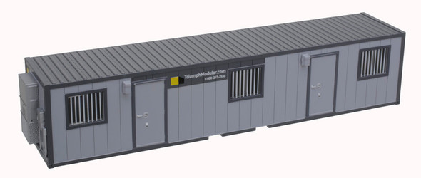 Atlas 70000231 - Mobile Office Container Triumph (Two Tone Gray)  - HO Scale
