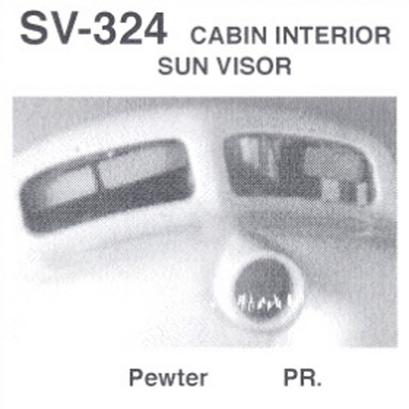 Details West SV-324 - Cabin Interior Sun Visor - HO Scale