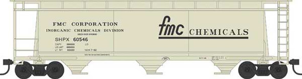 Bowser 38141 - Cylindrical Hopper FMC Chemicals (SHPX) 60548 - N Scale