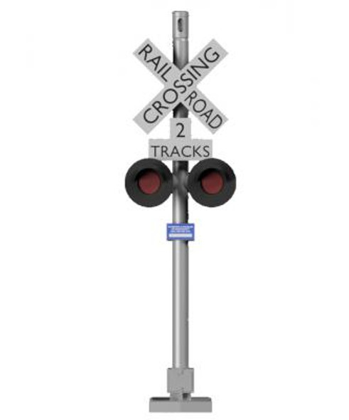 Details Plus H10100 - Modern Grade Crossing, Bi-Directional Non-Lighted, 2 Pcs  - HO Scale