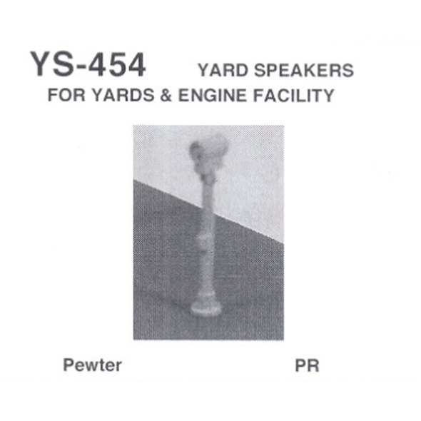 Details West YS-454 - Yard Speakers for Yards and Engine Facility - HO Scale