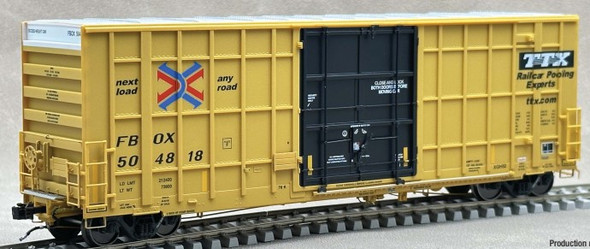 Aurora Miniatures 305053 - Greenbrier/Gunderson 6276 cf Plate F Boxcar TTX (FBOX) 504837 - HO Scale