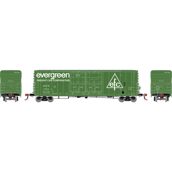 Athearn Genesis 68994 - 50' PC&F Box / 8'&8' YSD Plug Door Evergreen (EFCX) 3922 - HO Scale