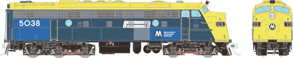 PRE-ORDER: Rapido 14570 - EMD FL9 w/ DCC and Sound Metro North Commuter Railroad (MNCR) 5038 - HO Scale