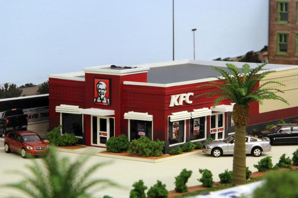 Summit Customcuts KFC-001 - KFC Restaurant  - HO Scale Kit