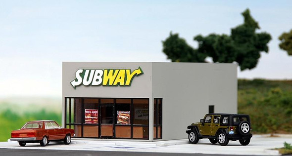 Summit Customcuts SW-001 - Subway Restaurant  - HO Scale Kit