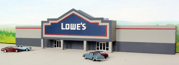 Summit Customcuts LO-002 - Lowe's backdrop Building  - N Scale Kit