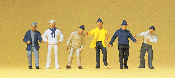 Preiser 14063 - Working People, Ships crew  - HO Scale