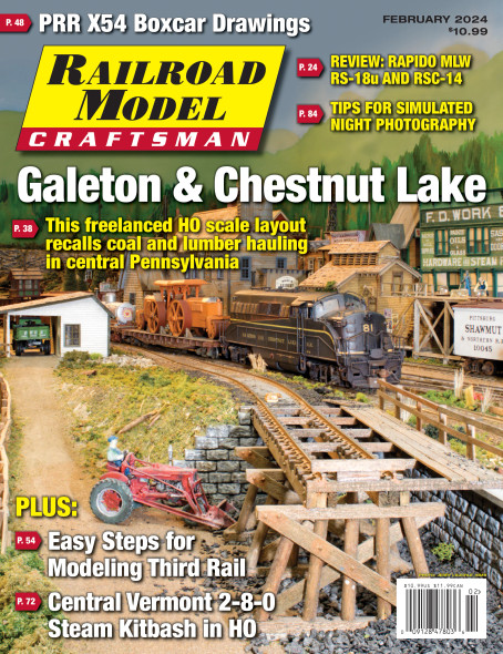 White River Productions RMC0224 - Railroad Model Craftsman - February 2024  -