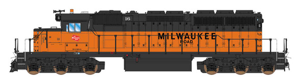 InterMountain 69389(S)-03 - SD40-2 w/ DCC and Sound Milwaukee Road (MILW) 24 - N Scale